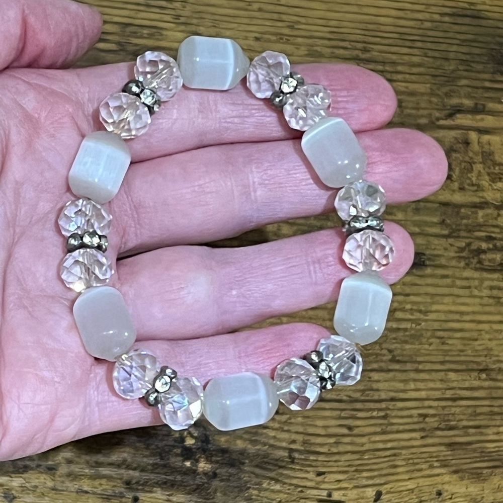 Crystal Stone Stretch Bracelet
